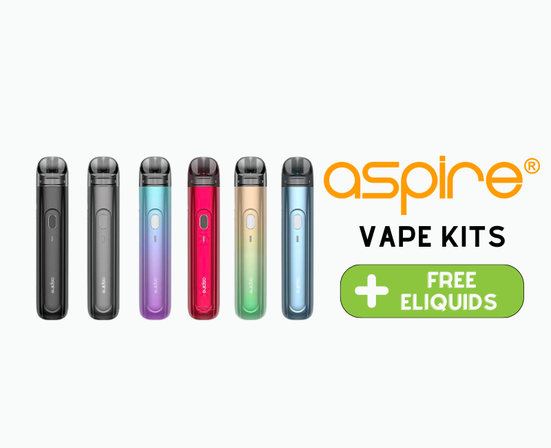 Aspire Vape Kit & Tanks UK Free Eliquid