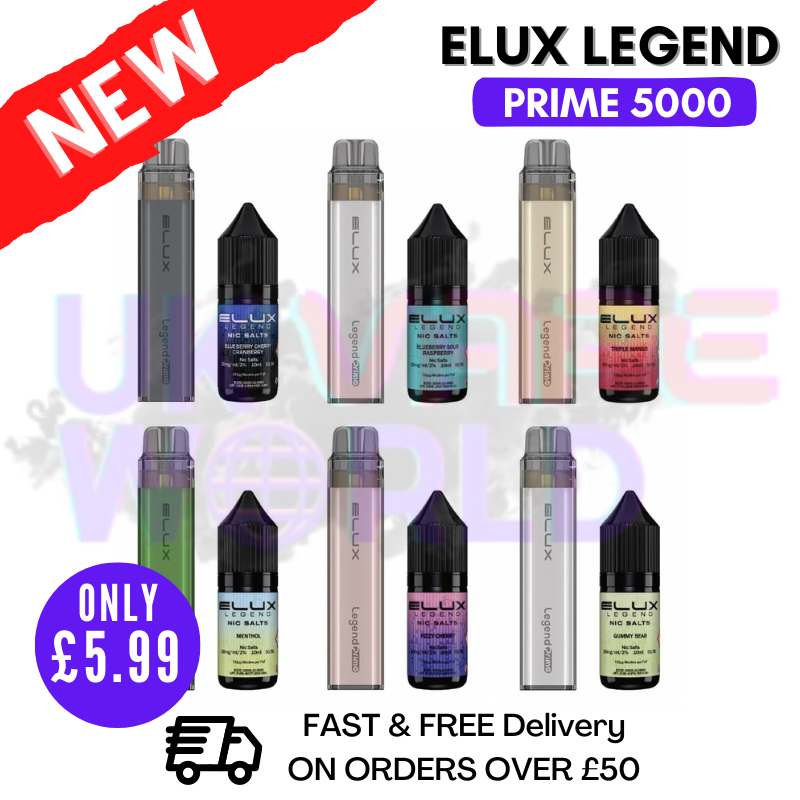 elux legend prime review Elux Legend Prime 5000 Refillable Vape