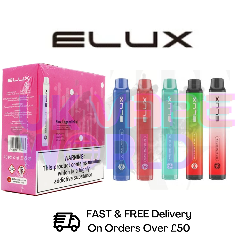 elf bar vape uk Elux Bar 600 Vape - 20mg Nicotine Strength main image 1