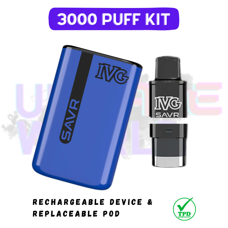 ivg savr pods IVG SAVR 3000 Pods + Refill Containers