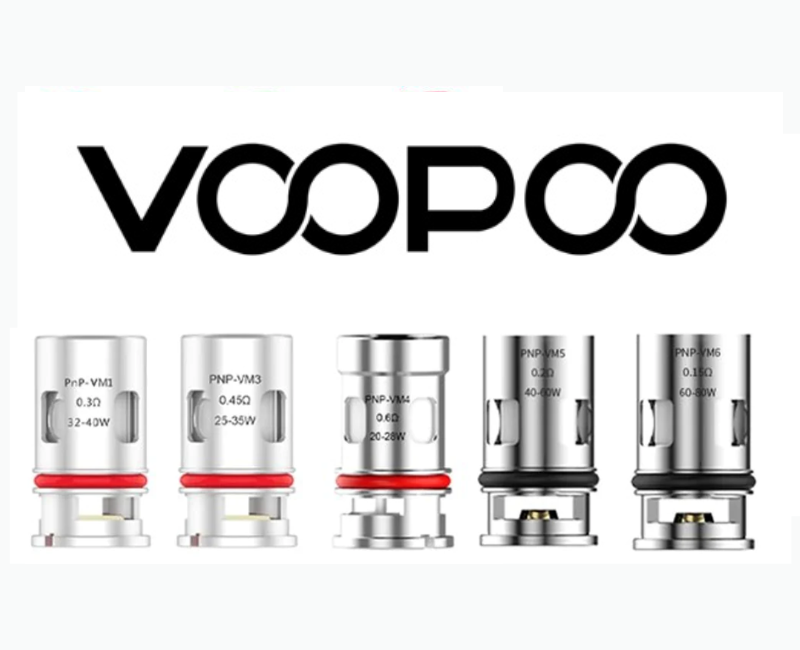 VooPoo PnP Replacement - Heads 5 Pack For 8.99 VooPoo PnP Replacement - Heads 5 Pack For 8.99