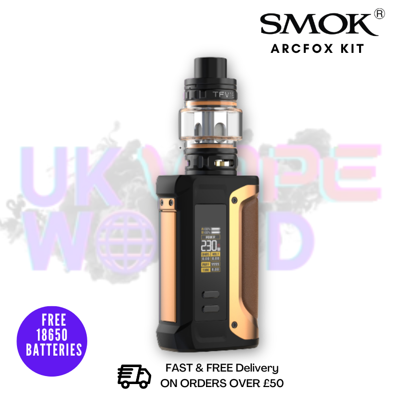 Prism Gold Smok Arcfox 230W Vape Kit  - UK Vape World