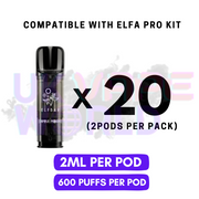 Elf Bar Elfa Pro Box of 10 Pods - Contents