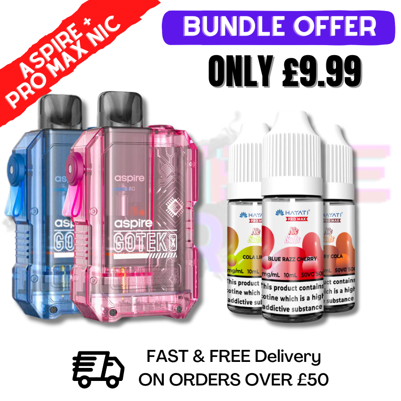 Aspire Gotek X Kit + Free Crystal PRO MAX Nic Salt - 9.99 Aspire Gotek X Kit + Free Crystal PRO MAX Nic Salt - 9.99