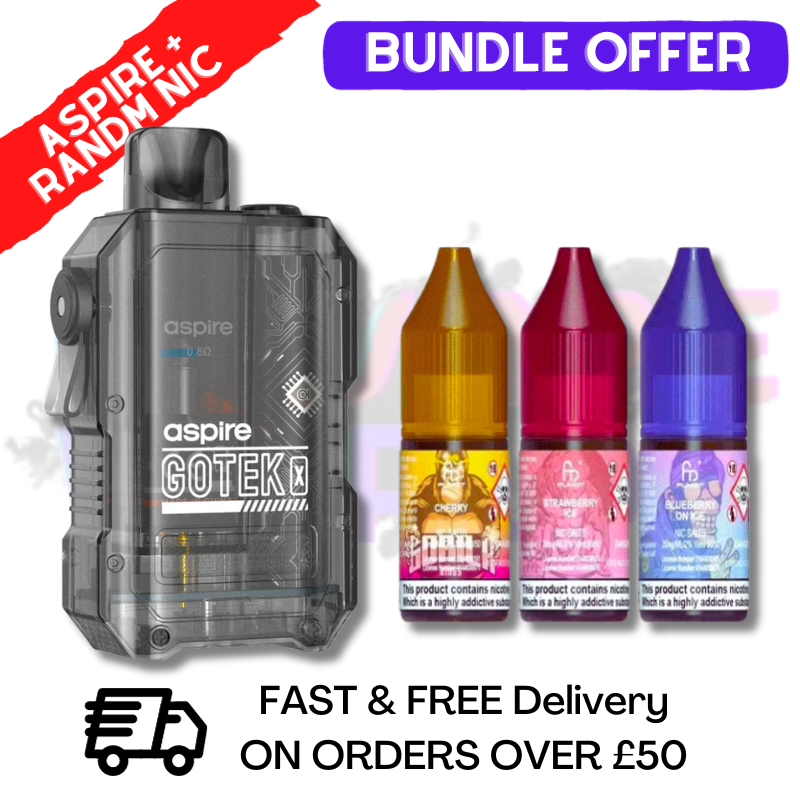 Aspire Gotek X Kit + Free RandM Salt - ONLY 7.99 Aspire Gotek X Kit + Free RandM Salt - ONLY 7.99