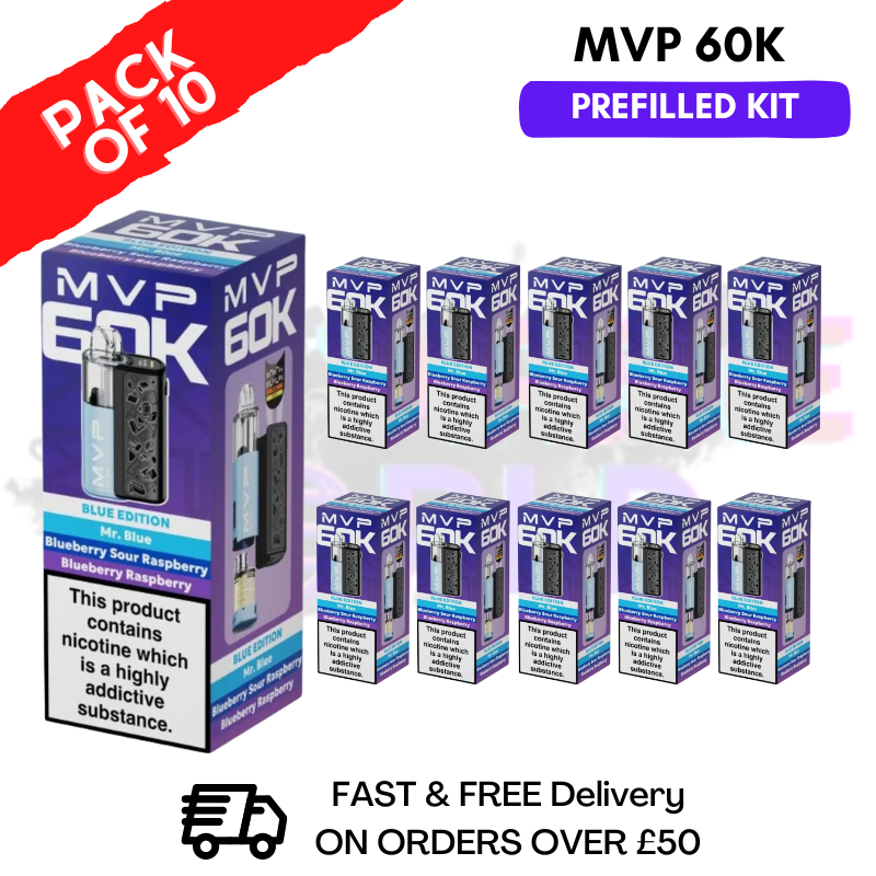 Shop Blue Edition MVP 60K Kit Box Of 10 - UK Vape World