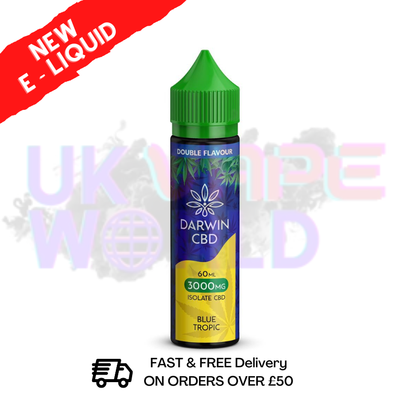 Blue Tropic Darwin CBD 60ML Eliquid | 3000MG Blue Tropic Darwin CBD 60ML Eliquid | 3000MG