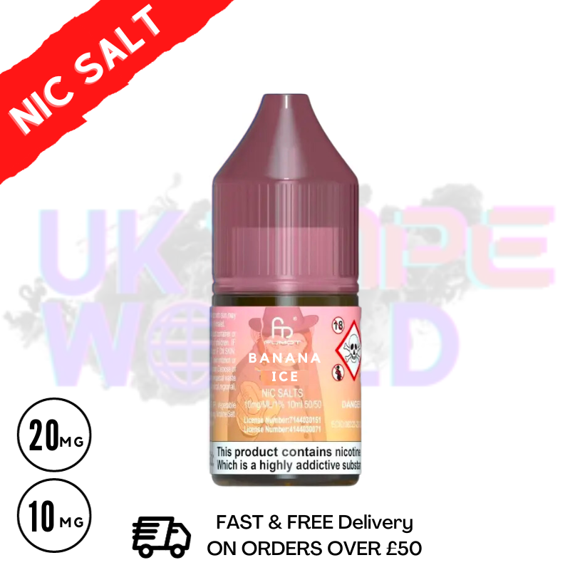 Banana ICE - RandM Tornado 7000 Nic Salt 10ML eLiquid - UK Vape World