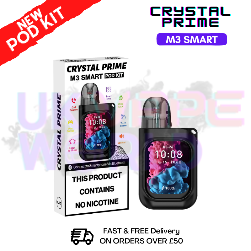 Black Crystal Prime M3 Smart Refillable Pod Kit