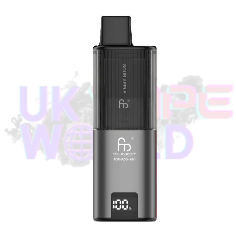 Black Fumot RandM Tornado 4 in 1 4000 Puff Disposable Vape Kit