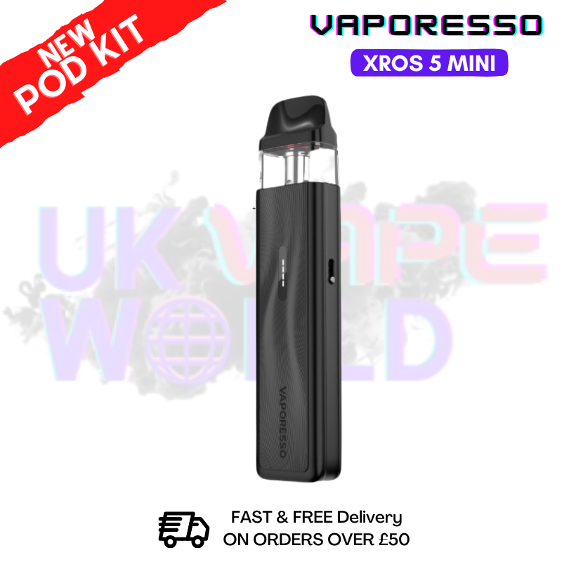 shop Black Vaporesso Xros 5 Mini Refillable Pod Vape Kit - ukvapeworld
