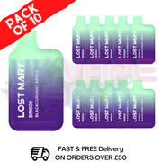 Blackcurrant Apple Lost Mary 600 Puff Bars Pack Of 10 - UK Vape World