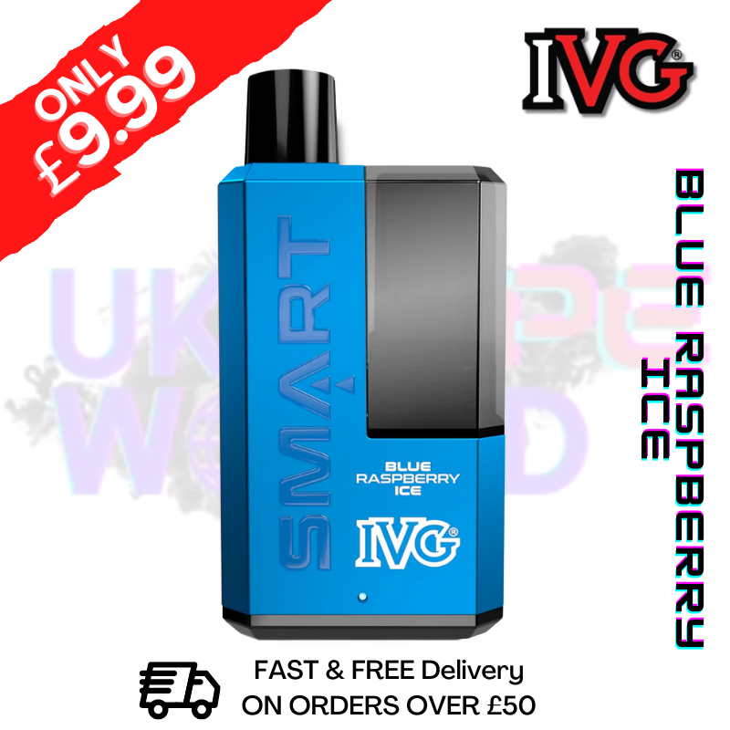 Blue Raspberry ICE IVG 5500 Smart Disposable Kit - ONLY 9.99 Blue Raspberry ICE IVG 5500 Smart Disposable Kit - ONLY 9.99