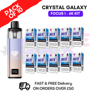 Blue Razz Cherry Crystal Galaxy Focus 6K Kits Box Of 10 - ukvapeworld