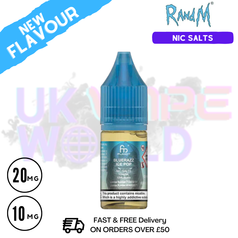 elfbar elfa master akku Blue Razz ICE Pop RandM Tornado 7000 Nic Salt 10ML eLiquid