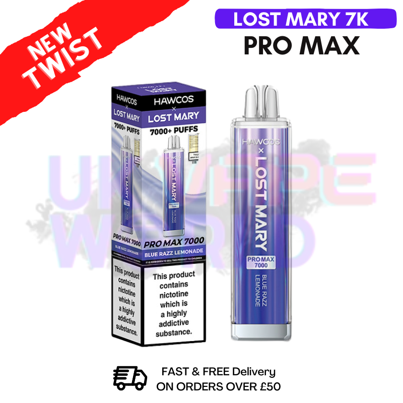 Blue Razz Lemonade Lost Mary 7K 7000 Puff Pro Max Bar Blue Razz Lemonade Lost Mary 7K 7000 Puff Pro Max Bar