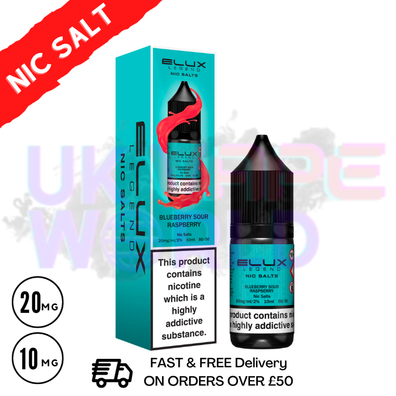Blue Sour Raspberry Elux Legend Nic Salt 10ML eLiquid | ANY 5 FOR 12 Blue Sour Raspberry Elux Legend Nic Salt 10ML eLiquid | ANY 5 FOR 12
