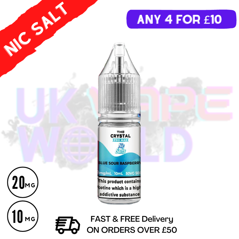 Blue Sour Raspberry Nic Salt Hayati Crystal Pro Max