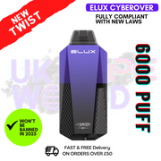 Blueberry Cherry Cranberry Elux CyberOver 6000 Puff 6K Pod Vape Kit