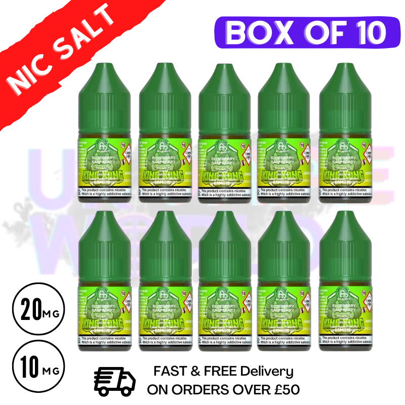 Blueberry Raspberry RandM Tornado 7000 Nic Salt BOX OF 10