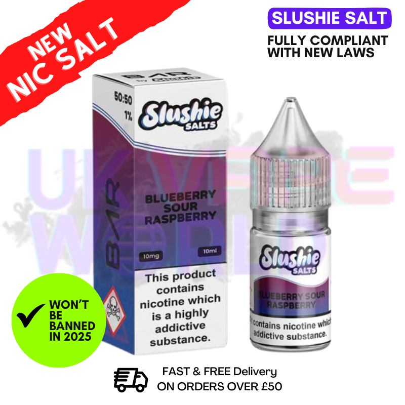 Blue Raspberry Slushie Vape Juice OG Tropical Blue by Keep It 100 Skwezed -  Blue Blast Ice - 100mL | Only .99