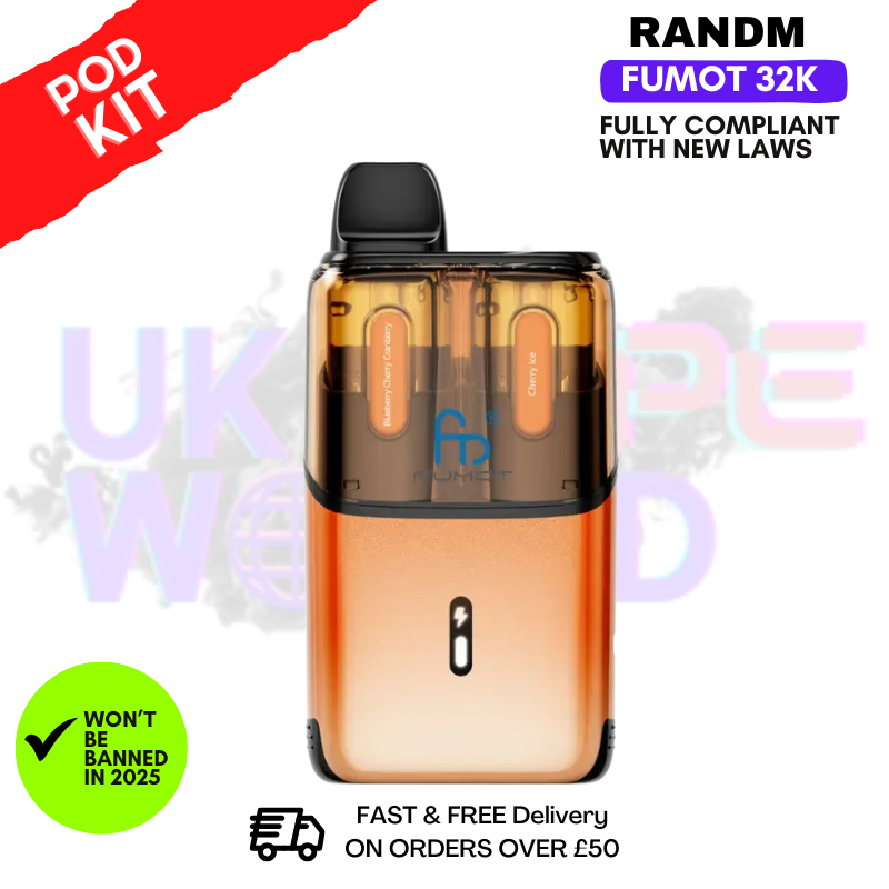 Shop Blueberry Cherry Cranberry RandM Fumot Ultra 32K T32000 Pod Kit - Ukvapeworld