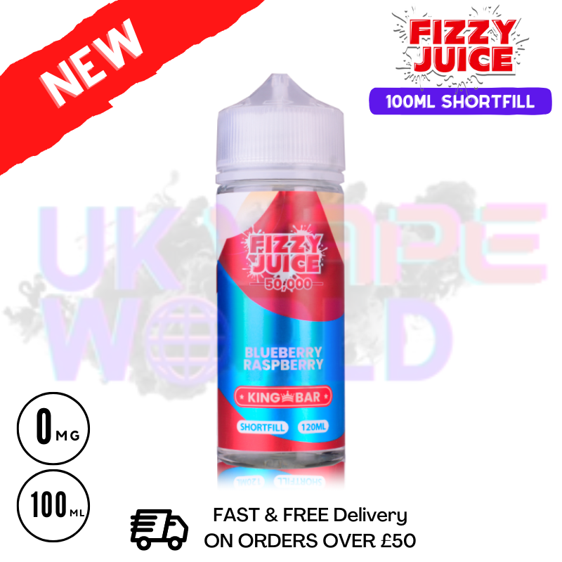 Blueberry Raspberry Fizzy Juice 100ml E-Liquid - 7.99 Blueberry Raspberry Fizzy Juice 100ml E-Liquid - 7.99