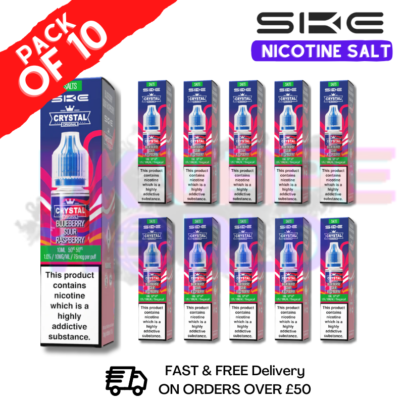 crystal vape blueberry sour raspberry SKE Crystal Bar Blueberry Sour Raspberry main image 0