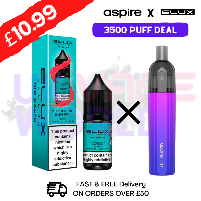 Blueberry SOUR Raspberry Elux Legend 3500 Puff Kit Bundle Blueberry SOUR Raspberry Elux Legend 3500 Puff Kit Bundle