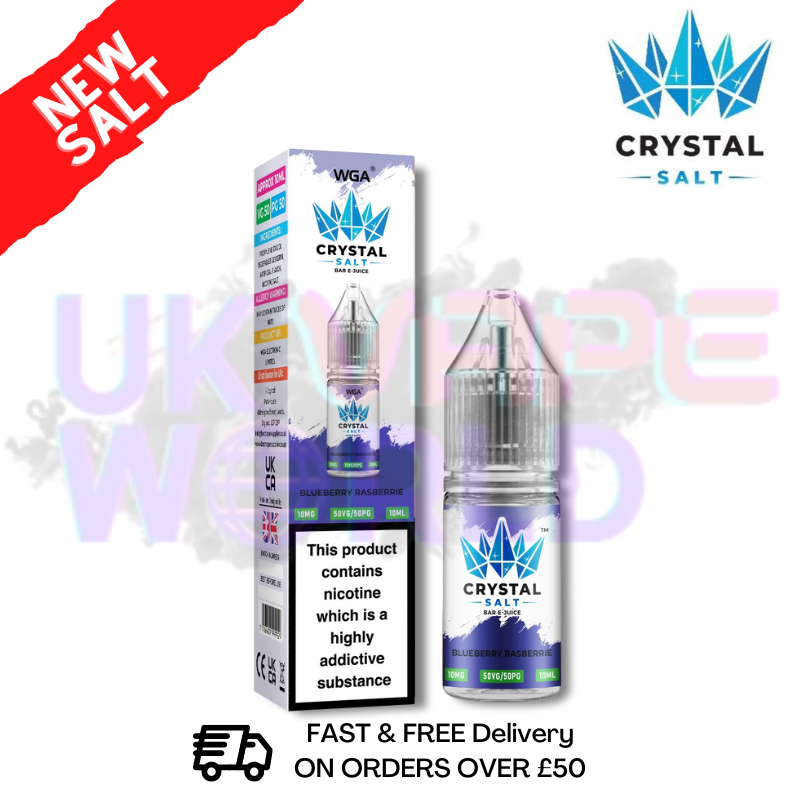 blueberry raspberry vape crystal Blueberry Raspberry WGA Crystal Nic Salt