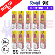 Shop Blue Razz Lemonade RandM 9000 Tornado Nic Salt Pack / Box of 10 - £16.99 - UK Vape World