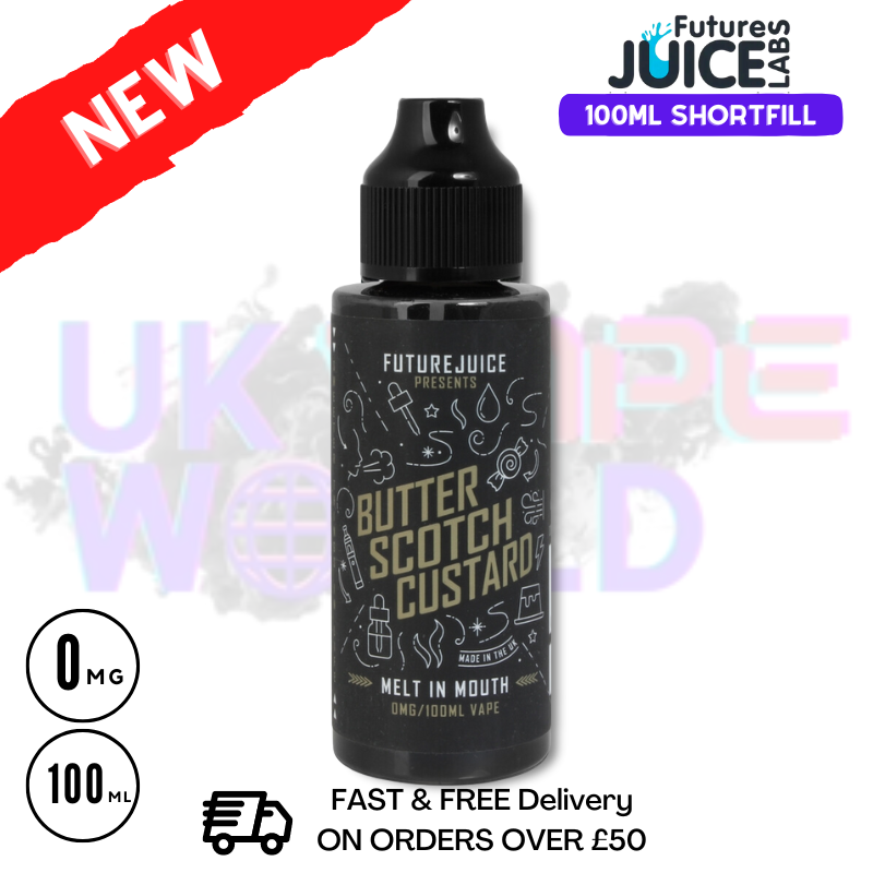 Shop Butterscotch Custard Future juice e liquid - £7.99 - UK Vape World
