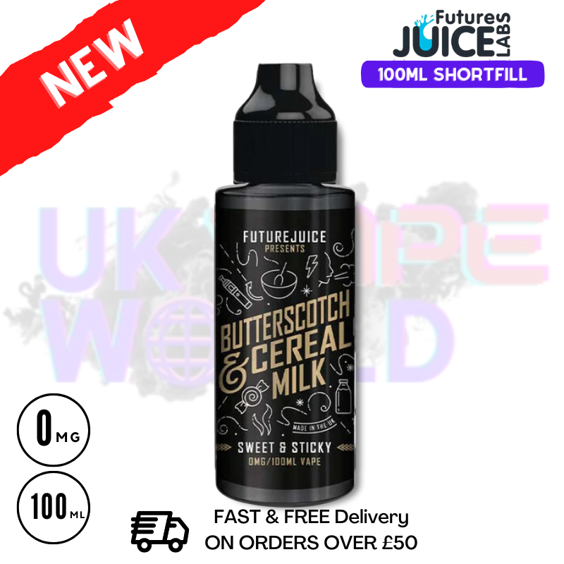 Butterscotch & Cereal Milk Future juice e liquid - 7.99 Butterscotch & Cereal Milk Future juice e liquid - 7.99