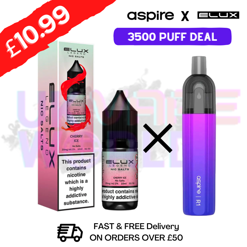 Cherry ICE (New) Elux Legend 3500 Puff Kit Bundle Cherry ICE (New) Elux Legend 3500 Puff Kit Bundle