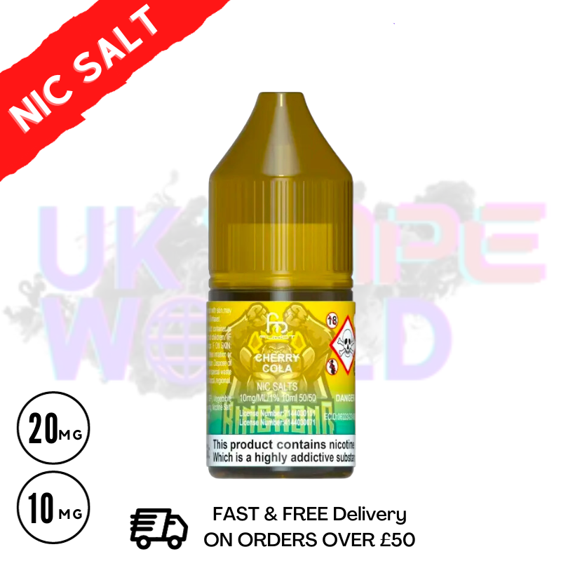 Cherry Cola - RandM Tornado 7000 Nic Salt 10ML eLiquid - UK Vape World