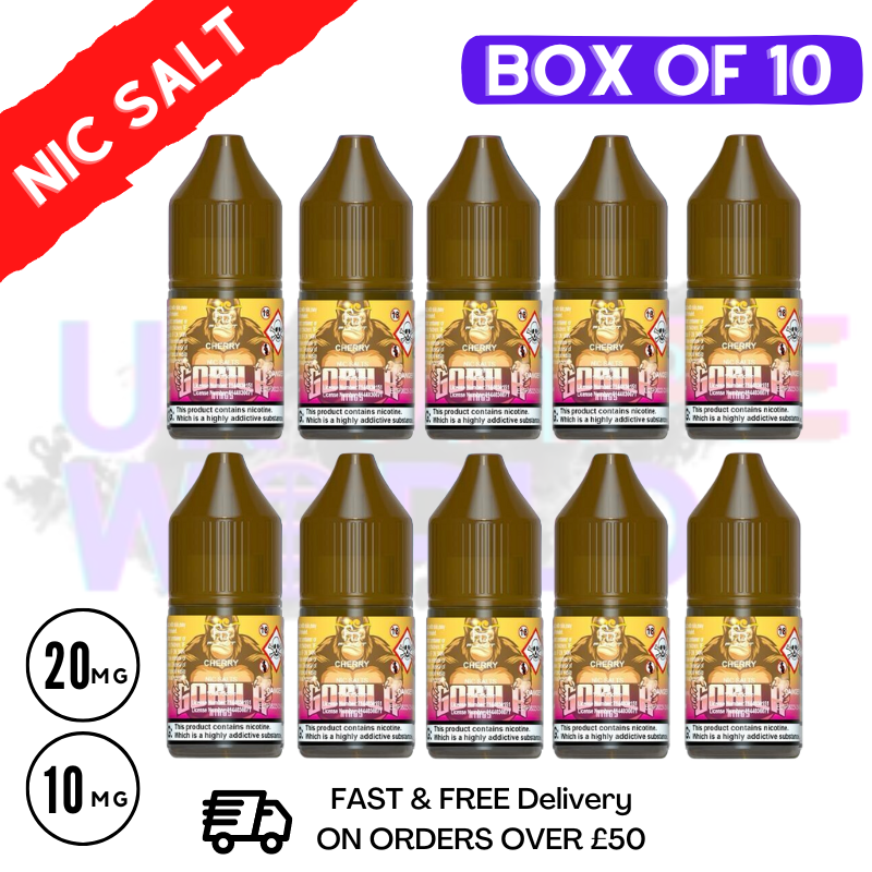 Shop Cherry RandM Tornado 7000 Nic Salt BOX OF 10 - UK Vape World