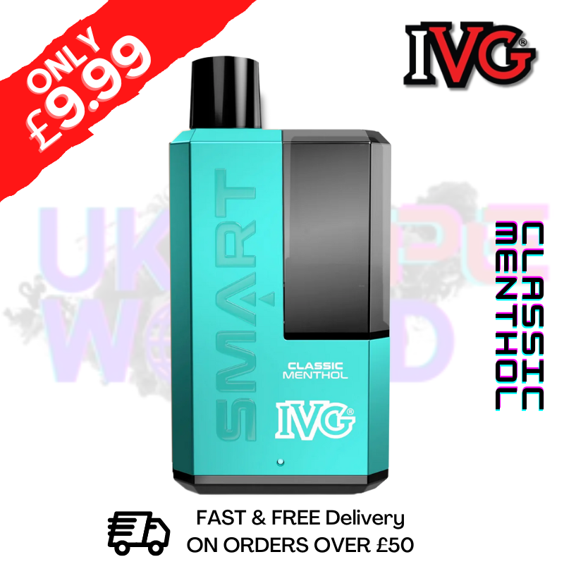 Classic Menthol IVG 5500 Smart Disposable Kit - ONLY 9.99 Classic Menthol IVG 5500 Smart Disposable Kit - ONLY 9.99