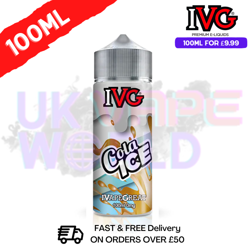 Cola ICE IVG Shortfill Juice (NEW) 100ML Eliquid - 9.99 Cola ICE IVG Shortfill Juice (NEW) 100ML Eliquid - 9.99