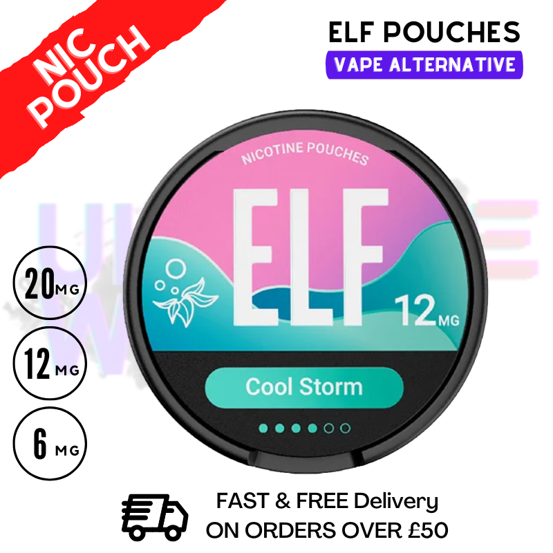 Cool Storm Elf Nicotine Pouches By Elf Bar