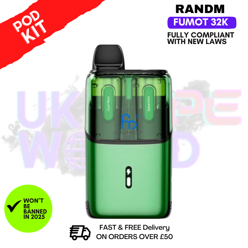 Shop Cool Mint RandM Fumot Ultra 32K T32000 Pod Kit - Ukvapeworld