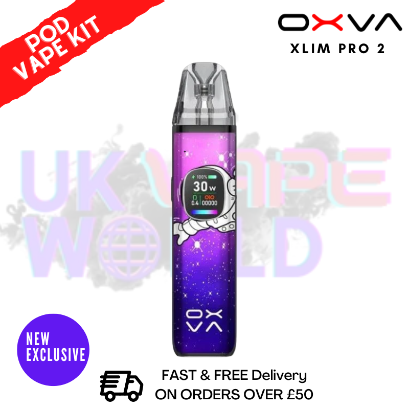 Cosmos Edition Oxva Xlim Pro 2 Pod Kit + Free 100ML Liquid