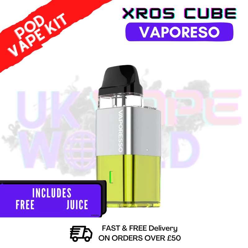 Cyber Lime Xros Cube Refillable Pod KIT + 5 BOTTLES FREE LIQUID Cyber Lime Xros Cube Refillable Pod KIT + 5 BOTTLES FREE LIQUID