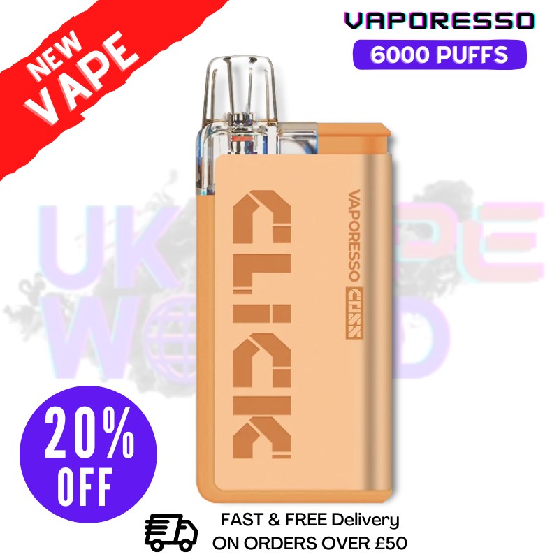 Double Apple Vaporesso 6K Coss Click Disposable Kit - ONLY 8.99