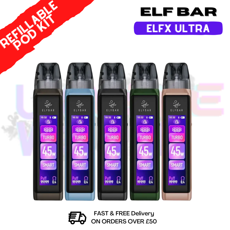 Elf Bar ELFX Ultra Pod Kit - Lowest Price Elf Bar ELFX Ultra Pod Kit - Lowest Price