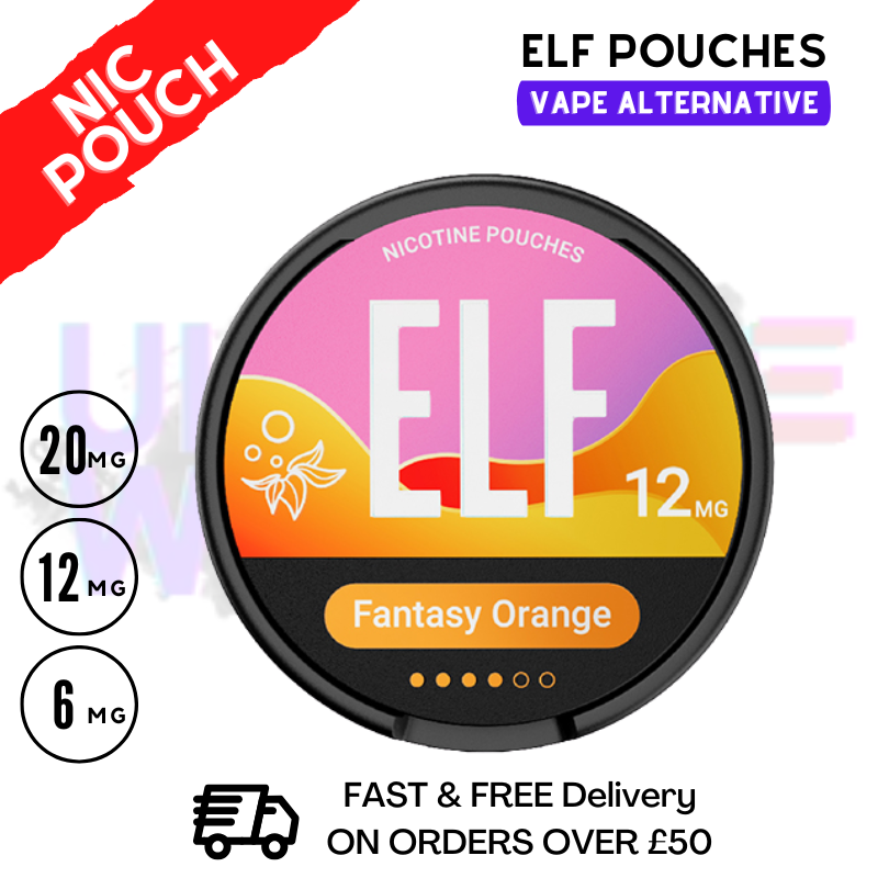 Fantasy Orange Elf Nicotine Pouches By Elf Bar