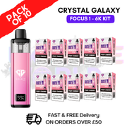 Fizzy Cherry Crystal Galaxy Focus 6K Kits Box Of 10 - ukvapeworld