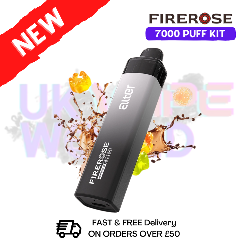 Elux Firerose 7K 7000 Puff Fizzy Gummy Prefilled Pod Kit