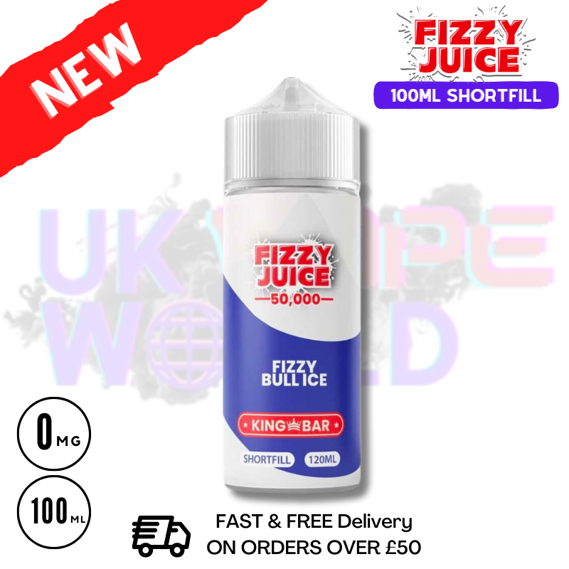 Fizzy Bull Ice Fizzy Juice 100ml E-Liquid - 7.99 Fizzy Bull Ice Fizzy Juice 100ml E-Liquid - 7.99