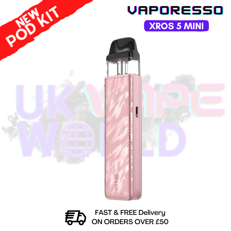 Flowing Pink Vaporesso Xros 5 Mini Pod Kit