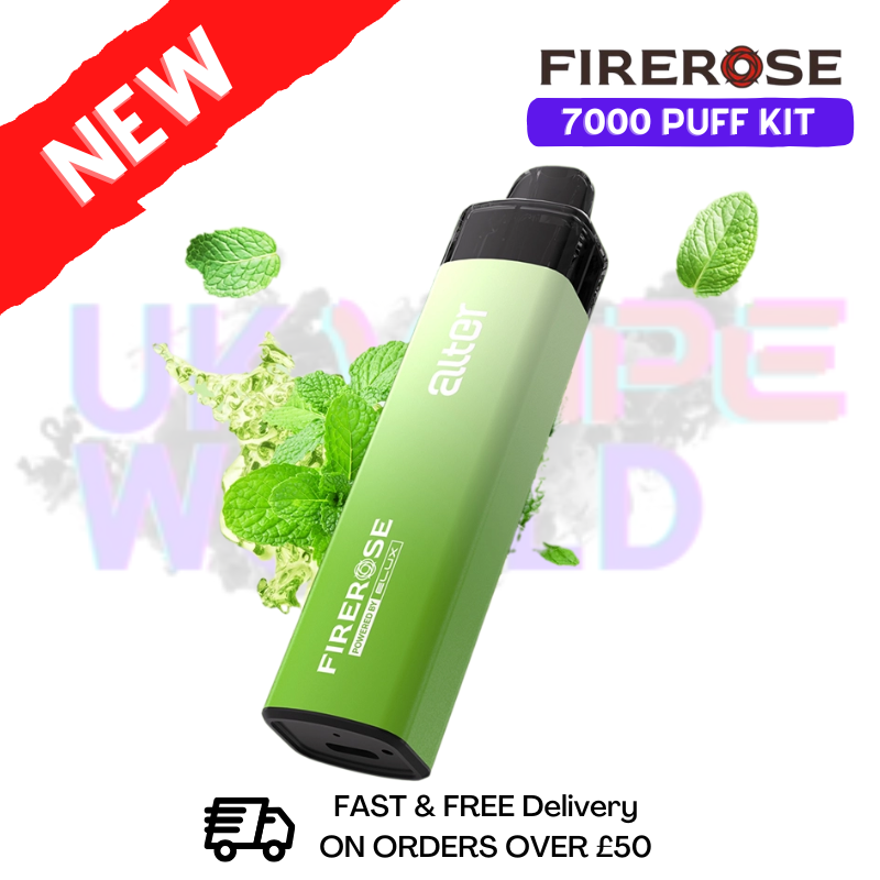 Elux Firerose 7K 7000 Puff Fresh Mint Prefilled Pod Kit Elux Firerose 7K 7000 Puff Fresh Mint Prefilled Pod Kit